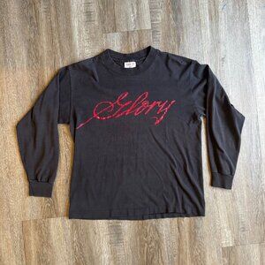 Vintage 80s Glory Movie Promo Longsleeve T Shirt Medium​